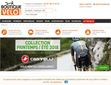 Tablet Screenshot of boutique-velo.com